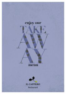 Il Cappero Restaurant Take Away Menu
